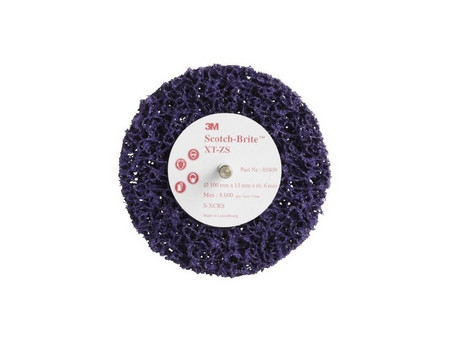 Круг Зачистной «3M» XT-ZS S XCS Clean&Strip, Фиолетовый, Шпиндель, 150x13мм (05810)