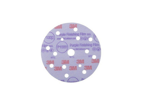 Круг Полировальный «3M» 260L Purple Finishing, 15 Отверстий, 150мм, P1500 (51154)