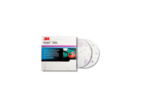 Круг Шлифовальный «3M» 260L Hookit Purple, 15 Отверстий, 150мм, P1000 (51157)