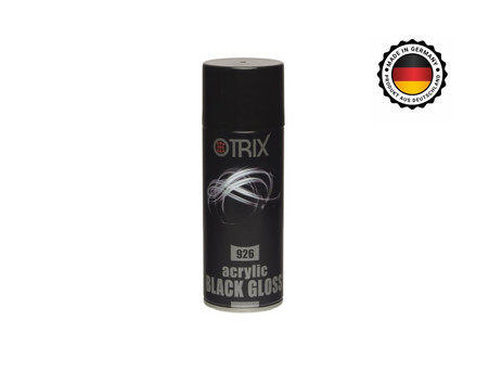 Аэрозольная Краска «Otrix» 926 Acrylic Gloss, Черная Глянцевая, 400мл