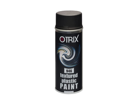 Аэрозольная Краска «Otrix» 946 Aerosol Texture Plastic Paint, Структурная, Черная, 400мл