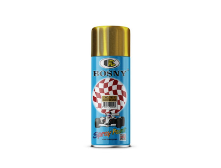 Аэрозольная Краска «Bosny» Spray Paint Металлик, Золото Герцога, 520мл (2513)
