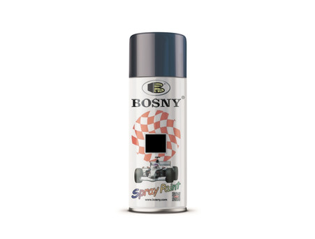 Аэрозольная Краска «Bosny» Spray Paint Acryl, 9005 Черная Матовая, 520мл (№4)