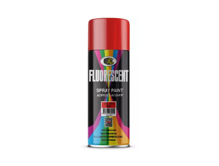 Аэрозольная Краска «Bosny» Spray Paint Флуоресцентная, Красная, 520мл (1001)
