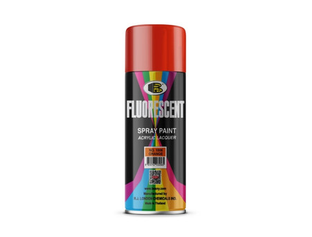 Аэрозольная Краска «Bosny» Spray Paint Флуоресцентная, Оранжевая, 520мл (1006)