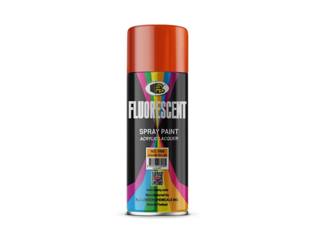 Аэрозольная Краска «Bosny» Spray Paint Флуоресцентная, Ярко-Оранжевая, 520мл (1008)