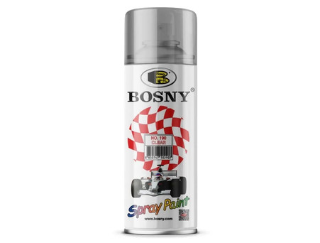 Аэрозольный Акриловый Лак «Bosny» 1к Spray Универсальный, Глянцевый, 520мл (NO.190)
