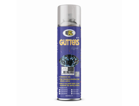 Аэрозольный Лак «Bosny» 1к Glitters Spray, Искристый, Алмазный Блеск, 380мл (NO.200)
