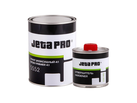 Эпоксидный Грунт «Jeta Pro» 2к Epoxy Primer 4+1 c Отвердителем, Серый, 800мл
