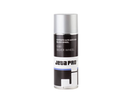 Аэрозольная Алкидная Краска «Jeta Pro» 1к Silver Wheel, Серебристая, 400мл (5581-205)