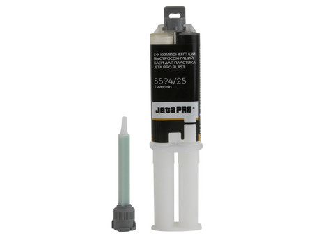 Клей для Пластика «Jeta Pro» 2к Plast, 1мин, Чёрный, 25г (5594/25)