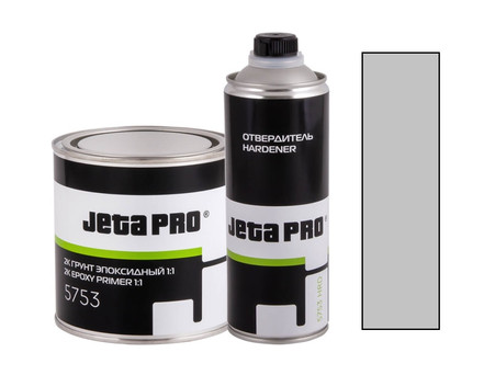 Эпоксидный Грунт-Изолятор «Jeta Pro» 2к Epoxy Primer 1:1 c Отвердителем, Серый, 500мл (5753)