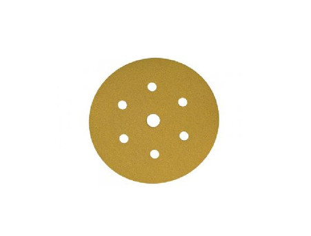 Круг Шлифовальный «Mirka» Gold, Липучка, 150мм, 6+1 Отверстий, Р40 (2362805040)