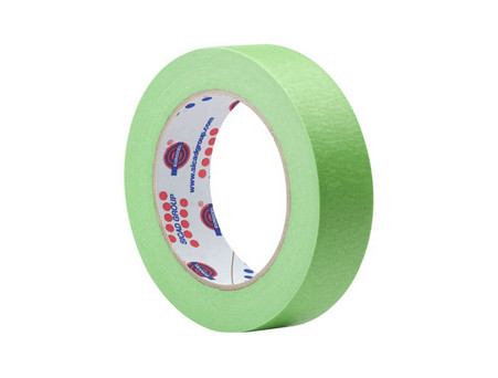 Лента Малярная «Eurocel» MSK 80°С, Зелёная, 25мм, 40м (6268/25)