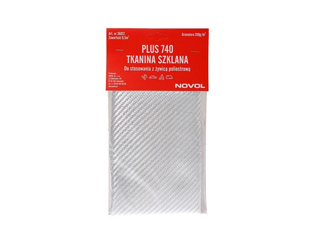 Стеклоткань «Novol» Plus 740, Плотность 350г/м2, 0,5м2 (36012)