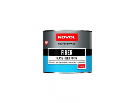 Шпатлевка со Стекловолокном «Novol» Fiber Micro с Отвердителем, 500г (1231)