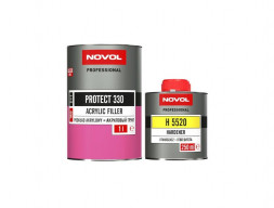 Грунт Акриловый «Novol» Protect 330 5+1 с Отвердителем, Серый 1л (37311)