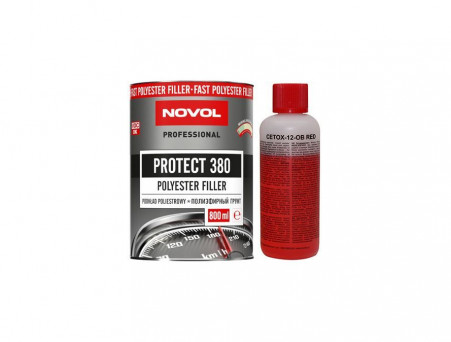 Грунт Полиэфирный «Novol» Protect 380 1+1 с Отвердителем, 800мл (90016)