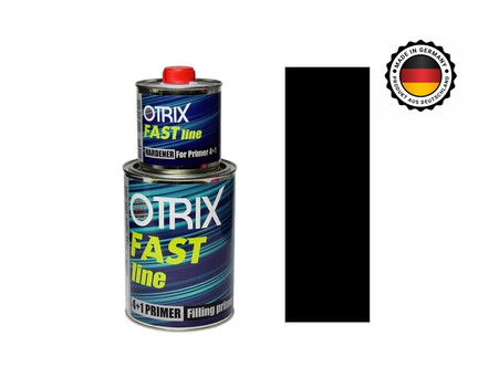 Акриловый Грунт «Otrix» 2к Fast Line 4+1 с Отвердителем, Чёрный 800мл