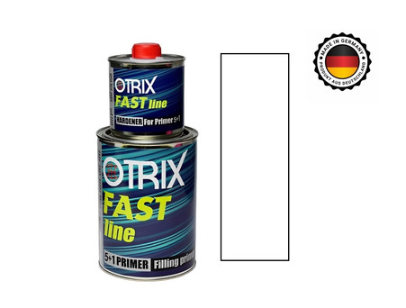 Акриловый Грунт «Otrix» 2к Fast Line 5+1 с Отвердителем, Белый 800мл