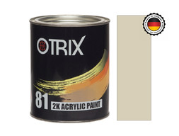 Автоэмаль Акриловая «Otrix» 2к Acryl Paint, Белая Сливочная 295, 1л