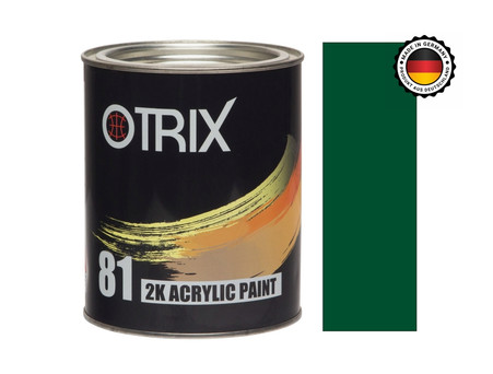 Автоэмаль Акриловая «Otrix» 2к Acryl Paint, Темно-Зеленая 394, 1л