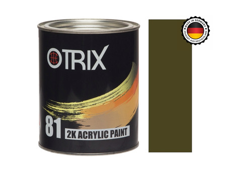 Автоэмаль Акриловая «Otrix» 2к Acryl Paint, Хаки 303 1л