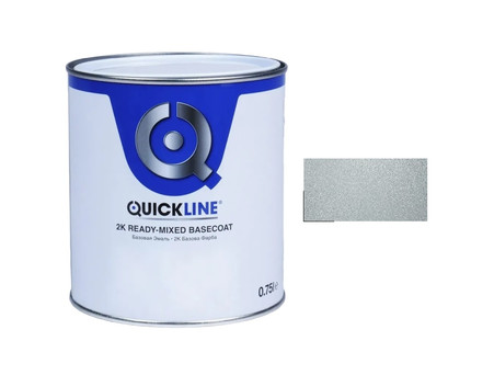 Автоэмаль Базовая «Quickline» Mixed Basecoat, Кристалл 281, 750мл (281 QB-LAD)