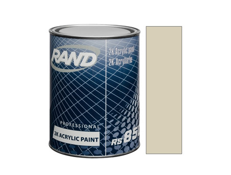 Автоэмаль Акриловая «Rand» 2к RS850 Acryl Paint, Белая Сливочная 295, 1л
