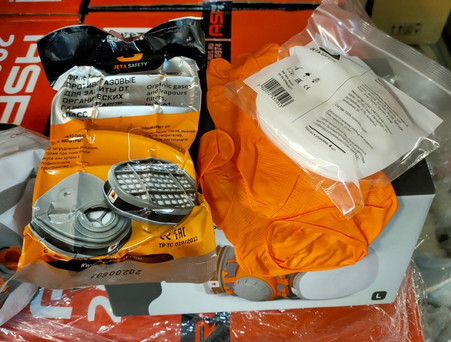 Комплект с Полумаской «Jeta Safety» J-Set 6500 P2, от Органических Газов и Паров A1, L (6500l)