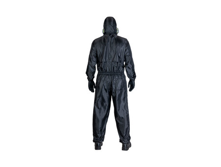 Комбинезон Малярный «Jeta Safety» Ninja JPC-75BL Многоразовый c Капюшоном, Антистатический, Полиэфир 55г/м2, XXL (JPC75BL/XXL)