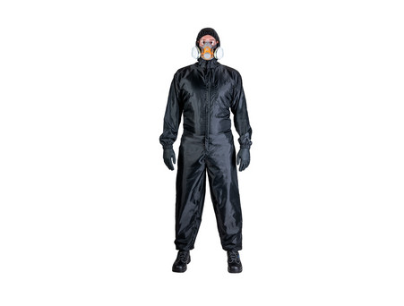 Комбинезон Малярный «Jeta Safety» Ninja JPC-75BL Многоразовый c Капюшоном, Антистатический, Полиэфир 55г/м2, M (JPC75BL/ML)