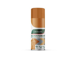 Аэрозольная Краска «Veslee» Spray Acryl Paint Металлик, Медная, 520мл