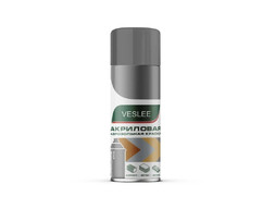 Аэрозольная Краска «Veslee» Spray Acryl Paint Металлик, Хром, 520мл