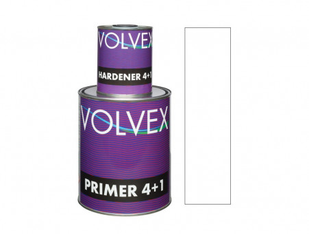 Акриловый Грунт «Volvex» 2к Filling Primer 4+1 с Отвердителем, Белый 3 л