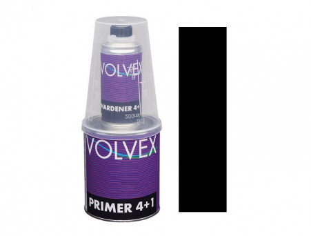 Акриловый Грунт «Volvex» 2к Filling Primer 4+1 с Отвердителем, Черный 0,8 л