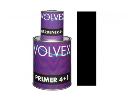 Акриловый Грунт «Volvex» 2к Filling Primer 4+1 с Отвердителем, Черный 3 л