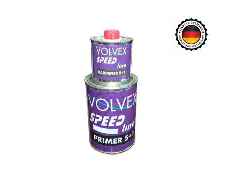 Акриловый Грунт «Volvex» 2к Speed Line 5+1 с Отвердителем, Белый 0,8 л