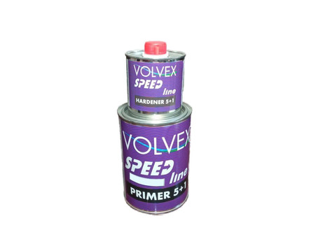 Акриловый Грунт «Volvex» 2к Speed Line 5+1 с Отвердителем, Белый 0,8 л