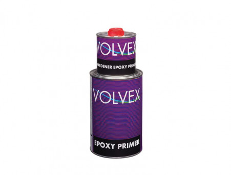 Эпоксидный Грунт «Volvex» 2к Epoxy Primer 3+1 c Отвердителем, Серый 0,75 л
