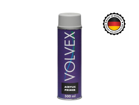 Аэрозольный Акриловый Грунт «Volvex» Aerosol Acrylic Primer, Серый 500 мл