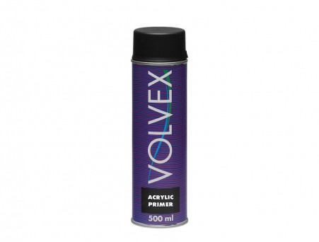 Аэрозольный Акриловый Грунт «Volvex» Aerosol Acrylic Primer, Черный 500 мл
