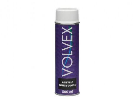 Аэрозольная Краска «Volvex» Aerosol Gloss, Глянцевая, Белая 500 мл