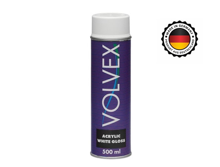 Аэрозольная Краска «Volvex» Aerosol Gloss, Глянцевая, Белая 500 мл