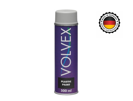Аэрозольная Краска «Volvex» Aerosol Plastic Paint для Бампера, Серая 500 мл
