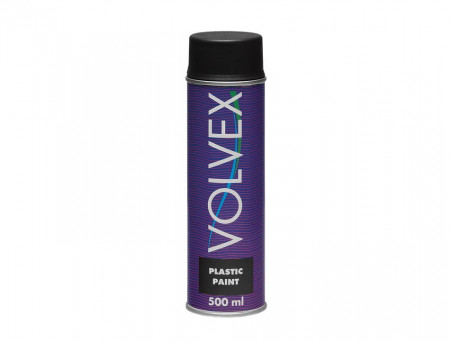 Аэрозольная Краска «Volvex» Aerosol Plastic Paint для Бампера, Черная 500 мл