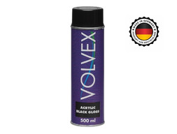 Аэрозольная Краска «Volvex» Aerosol Gloss, Глянцевая, Черная 500 мл