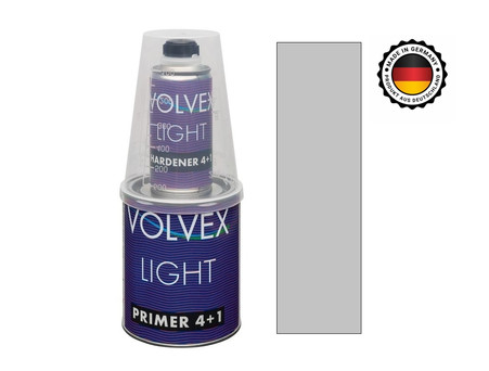 Акриловый Грунт «Volvex» 2к Filling Primer Light 4+1 с Отвердителем, Серый 0,8 л