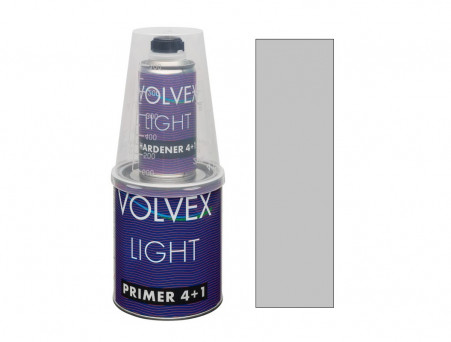 Акриловый Грунт «Volvex» 2к Filling Primer Light 4+1 с Отвердителем, Серый 0,8 л