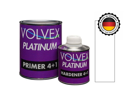 Акриловый Грунт «Volvex» 2к Filling Primer Platinum 4+1 с Отвердителем, Белый 1 л
